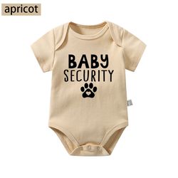 Baby Securitybaby onesies newborn funny infant onesies