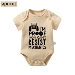 i'm proof mom can't resist mechanicsbaby onesies newborn funny infant onesies