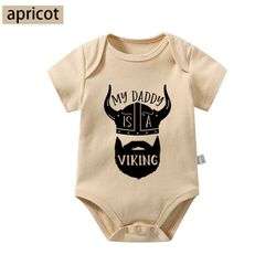 My Daddy Is A Vikingbaby onesies newborn funny infant onesies