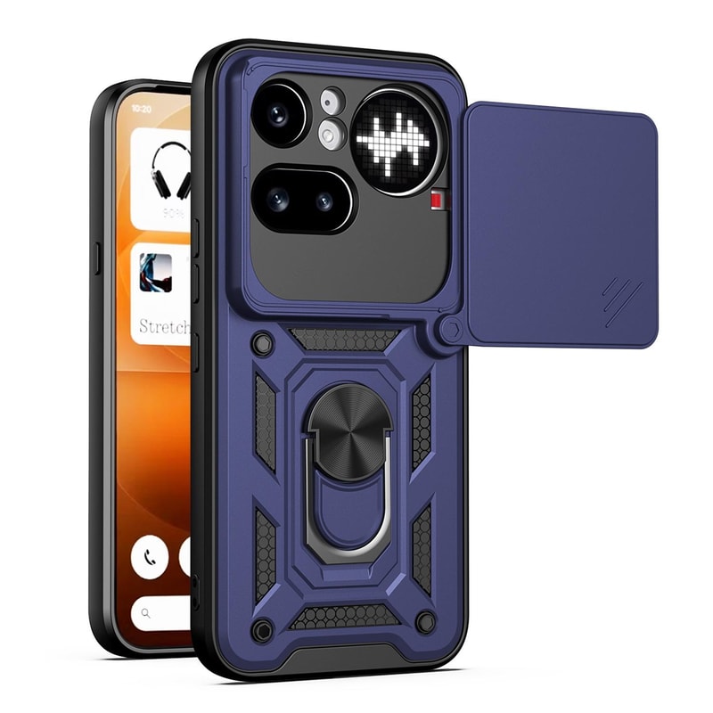 Nothing Phone 4a Pro Sliding Camera Cover TPU PC Protective Case 3