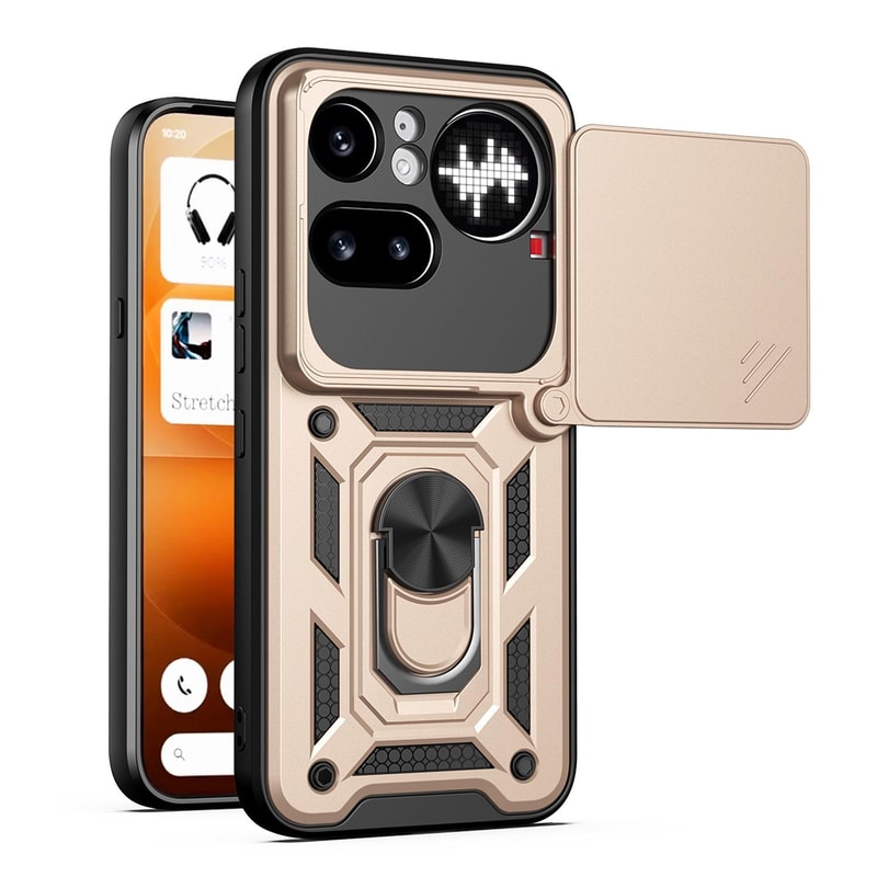 Nothing Phone 4a Pro Sliding Camera Cover TPU PC Protective Case 5