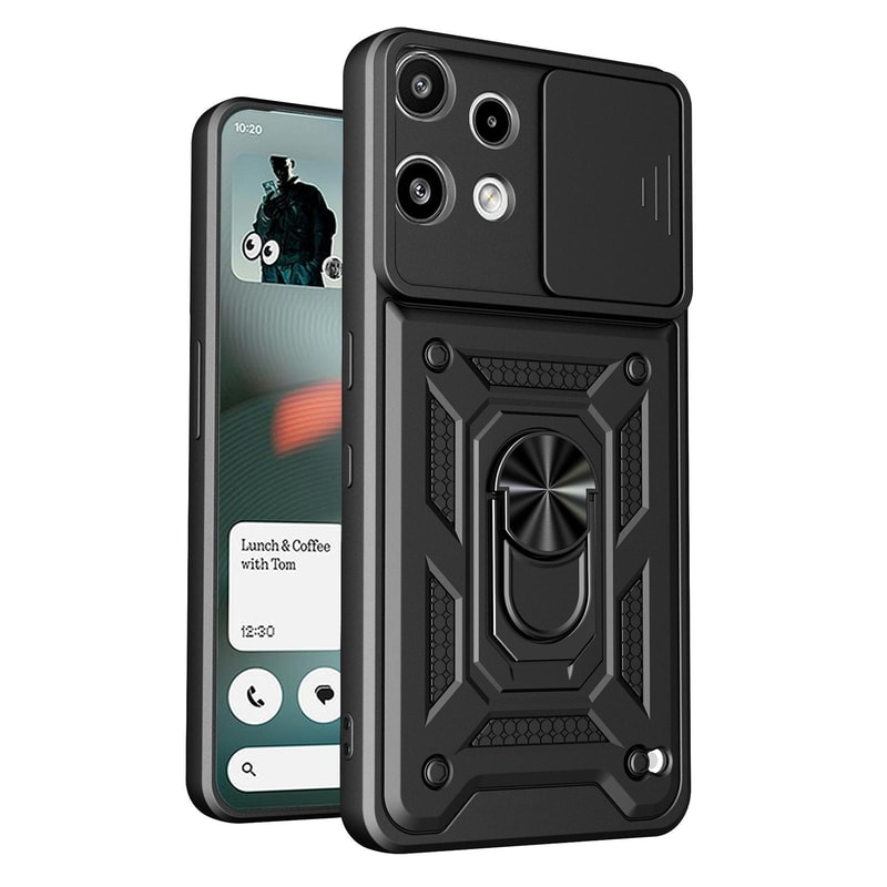 For Nothing Phone 3a Lite Sliding Camera Cover Design TPUPC Phone CaseBlack 0