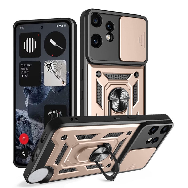 CMF Phone 2 Pro Sliding Camera Cover TPUPC Protective Phone Case With Magnetic Ring Stand 4