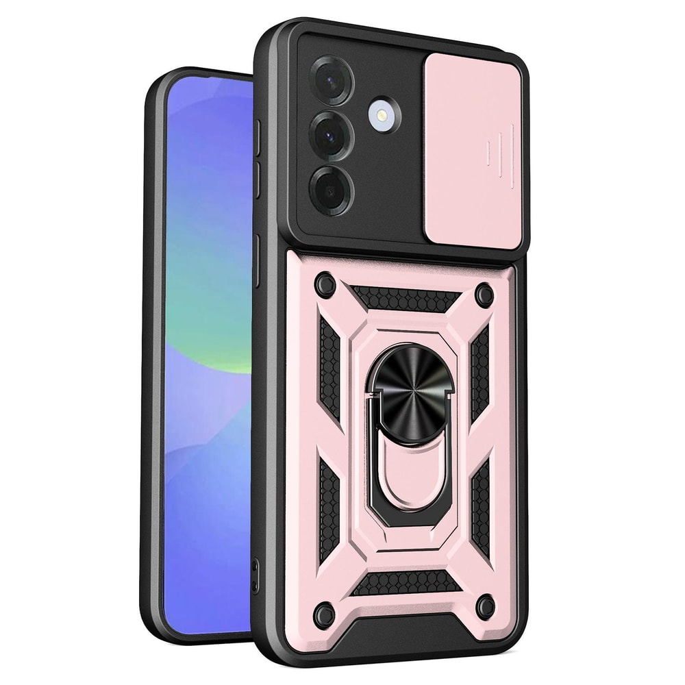 Samsung Galaxy A57 5G Sliding Camera Cover TPU PC Magnetic Ring Stand Case 5