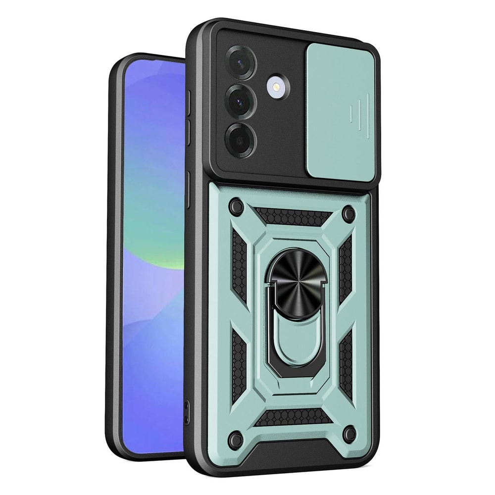 Samsung Galaxy A57 5G Sliding Camera Cover TPU PC Magnetic Ring Stand Case 3
