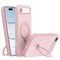 IPhone Air MagSafe Rotating Ring Holder Shockproof Contrast Color Phone Case 2