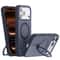 IPhone 17 Pro MagSafe Rotating Ring Kickstand Contrast Color Protective Case 2