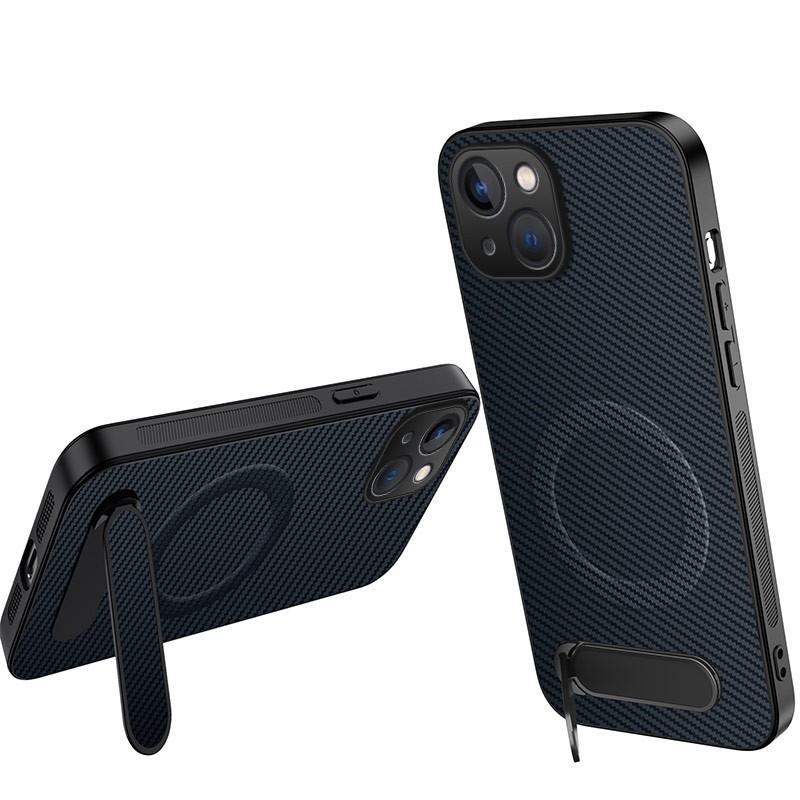 Magnetic Kickstand Carbon Fiber iPhone Air Case Shockproof Slim Cover