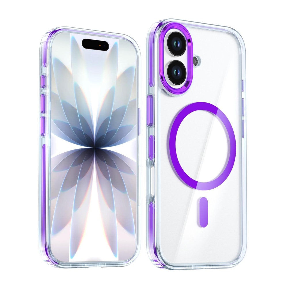 IPhone 17 Two Tone Transparent Magnetic MagSafe Clear Case 2