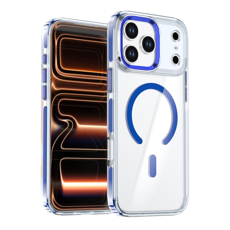IPhone 17 Pro MagSafe Transparent TwoTone Magnetic Case Shockproof Clear Cover 3