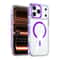 IPhone 17 Pro Max Qicai Dual Color Transparent Magnetic MagSafe Case 1