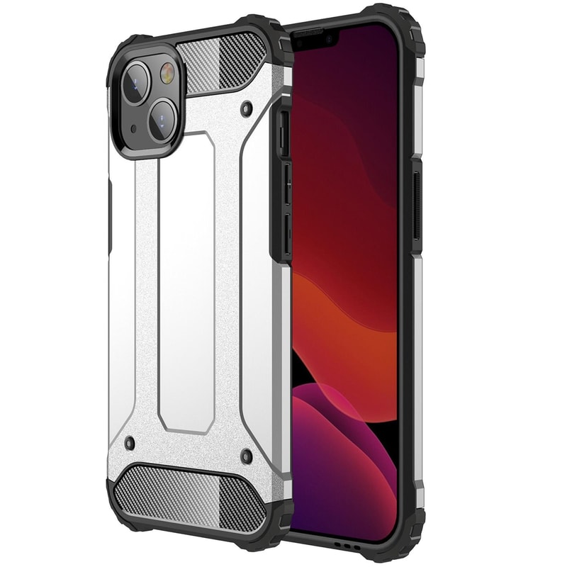 IPhone 13 Armor Case TPU PC Shockproof Protective Phone Cover 2