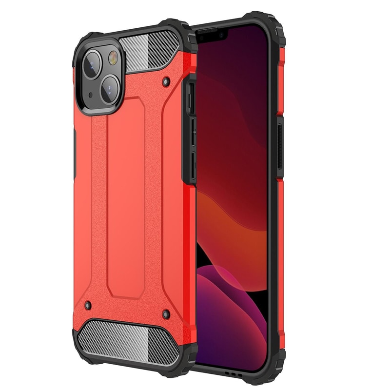 iPhone 13 Pro Shockproof Armor TPU+PC Protective Case Scratch Resistant Drop Protection Cover