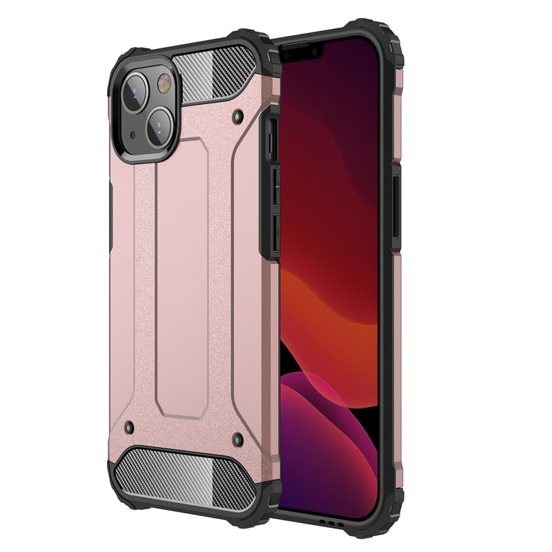 iPhone 13 Pro Shockproof Armor TPU+PC Protective Case Scratch Resistant Drop Protection Cover