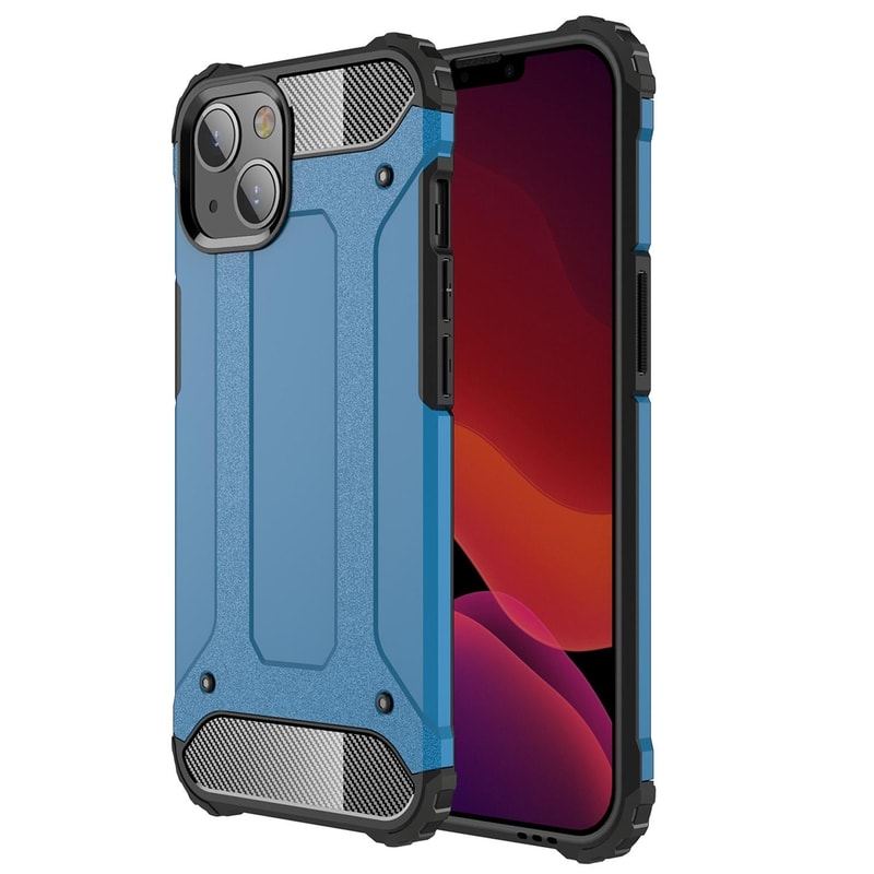 iPhone 13 Pro Shockproof Armor TPU+PC Protective Case Scratch Resistant Drop Protection Cover