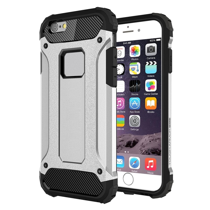 iPhone 13 Pro Shockproof Armor TPU+PC Protective Case Scratch Resistant Drop Protection Cover
