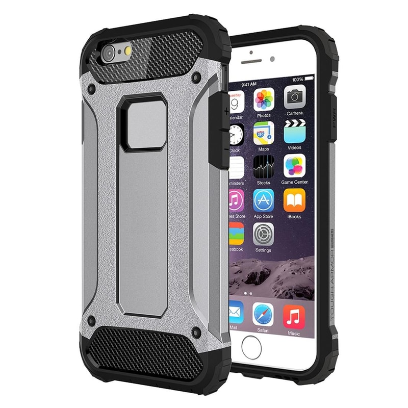 iPhone 13 Pro Shockproof Armor TPU+PC Protective Case Scratch Resistant Drop Protection Cover