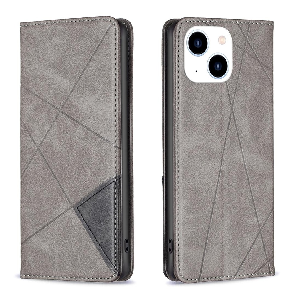 IPhone 15 Plus Iphone 15 Magnetic Leather Wallet Stand Case With Card Holder 1