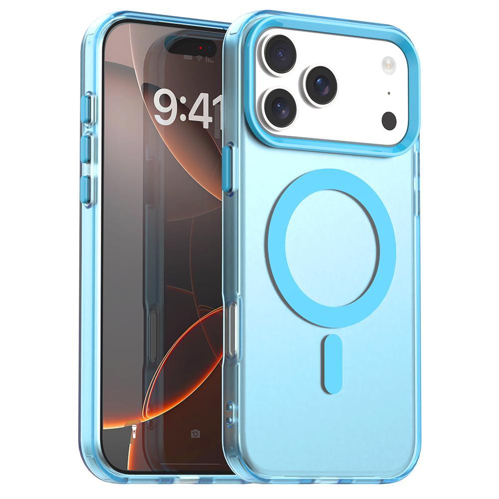IPhone 17 Pro MagSafe Hybrid TPU PC Candy Protective Case Shockproof Cover 4