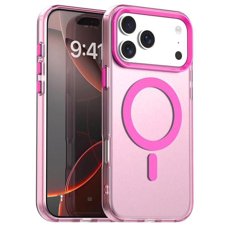 IPhone 17 Pro MagSafe Hybrid TPU PC Candy Protective Case Shockproof Cover 5