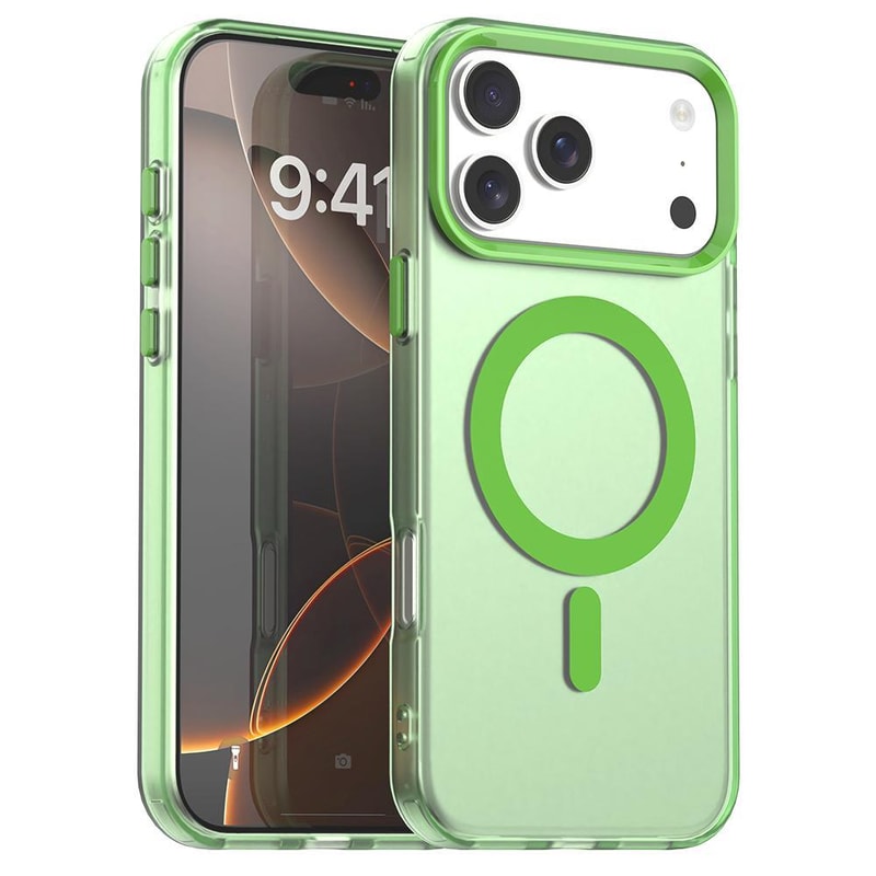 IPhone 17 Pro MagSafe Hybrid TPU PC Candy Protective Case Shockproof Cover 3