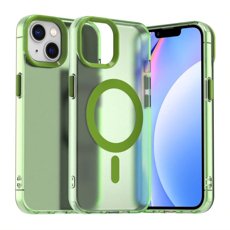 Candy MagSafe Hybrid TPU PC Protective Case for iPhone 17e 16e Wireless Charging Compatible