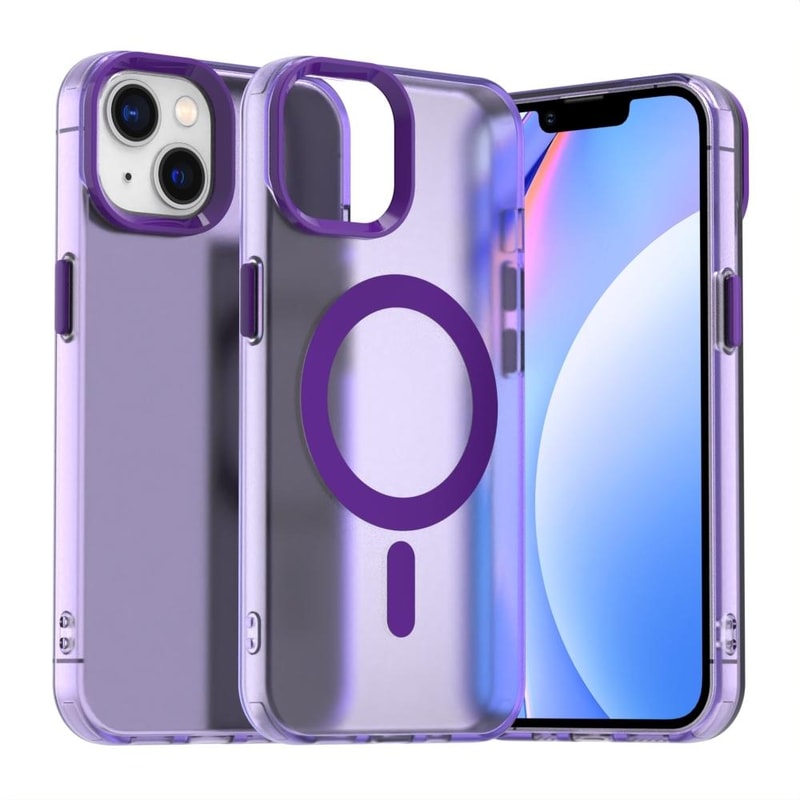 Candy MagSafe Hybrid TPU PC Protective Case for iPhone 17e 16e Wireless Charging Compatible