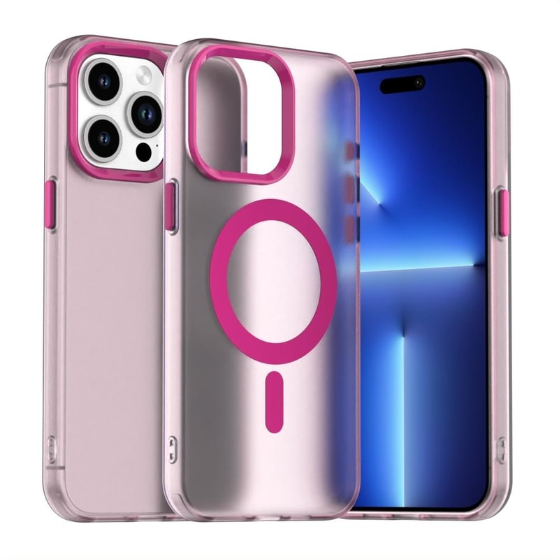 Candy MagSafe Hybrid TPU PC Protective Case for iPhone 17e 16e Wireless Charging Compatible