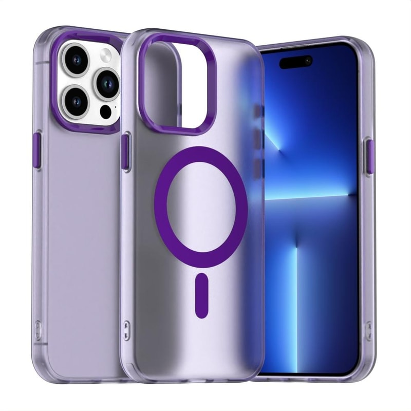 Candy MagSafe Hybrid TPU PC Protective Case for iPhone 17e 16e Wireless Charging Compatible