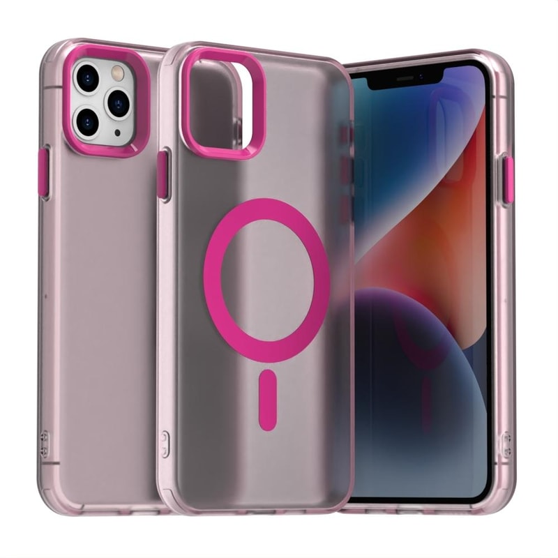 Candy MagSafe Hybrid TPU PC Protective Case for iPhone 17e 16e Wireless Charging Compatible