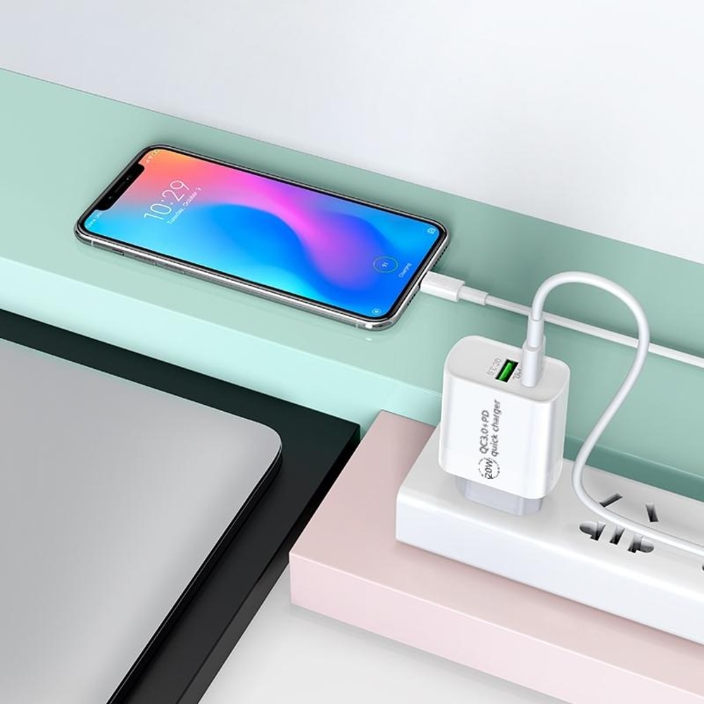 USB-C to Lightning 12W & 20W Fast Charging Cable iPhone iPad Durable Type C to 8 Pin Charger Cord 1m