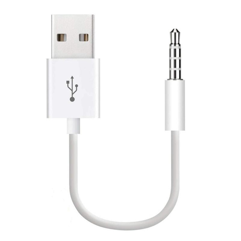 JW-SM1 USB to 3.5mm iPod Shuffle Sync, Charge & Data Cable (1st–6th Gen Compatible)