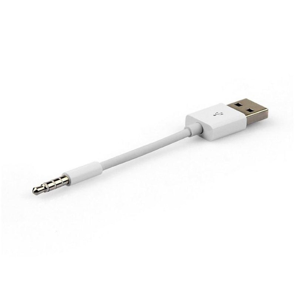 JW-SM1 USB to 3.5mm iPod Shuffle Sync, Charge & Data Cable (1st–6th Gen Compatible)