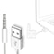 JW-SM1 USB to 3.5mm iPod Shuffle Sync, Charge & Data Cable (1st–6th Gen Compatible)