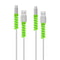 Spiral Silicone Cable Protector & Cable Winder for Charging Cables, Anti Break Cable Organizer