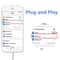 Lightning to Ethernet Adapter Cable for iPhone & iPad, RJ45 Wired LAN Internet Connection