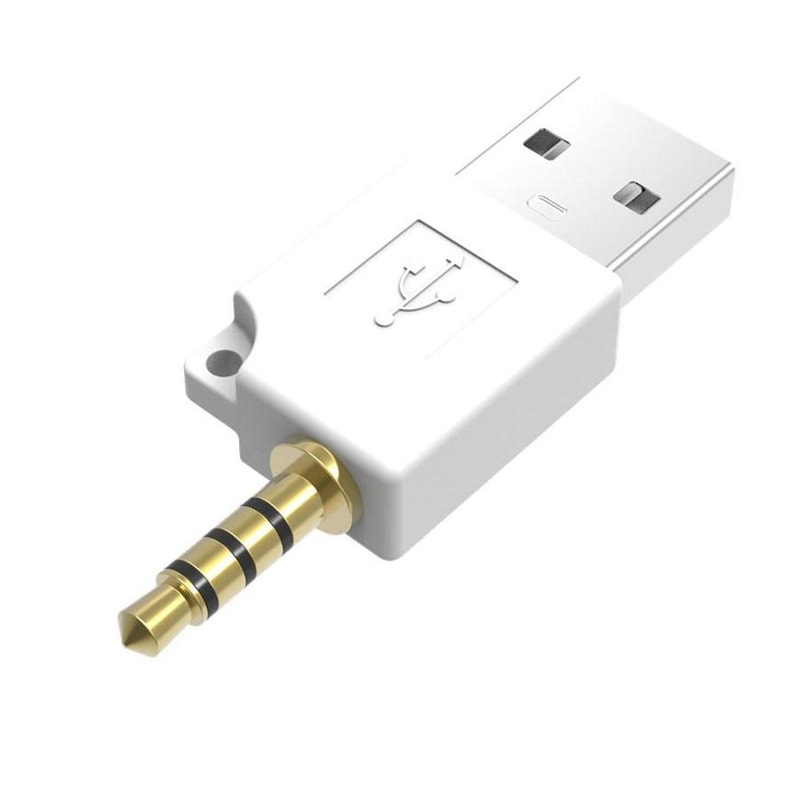 Compact USB Dock Charger Adapter for iPod Shuffle 2nd 3rd Gen Portable Data Transfer Keychain 4.6cm