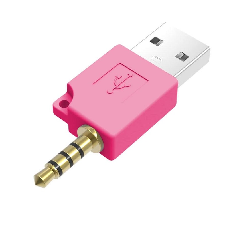 Compact USB Dock Charger Adapter for iPod Shuffle 2nd 3rd Gen Portable Data Transfer Keychain 4.6cm
