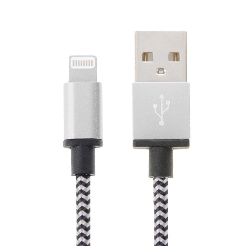 2m Braided Lightning Charging Cable Durable iPhone Fast Sync USB Cable