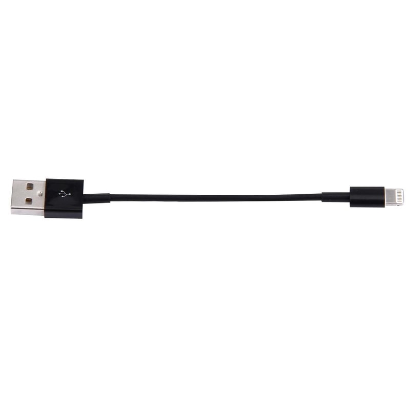Short 8 Pin Charging Cable, Portable Lightning Sync Cable, Mini USB Data Cable for iPhone iPad