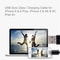 Short 8 Pin Charging Cable, Portable Lightning Sync Cable, Mini USB Data Cable for iPhone iPad