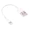 Short 8 Pin Charging Cable, Portable Lightning Sync Cable, Mini USB Data Cable for iPhone iPad