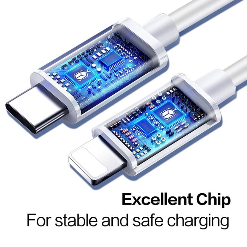 Fast Charge USB C to Lightning Cable 1m, 10Gbps USB-C to Lightning cable Durable Data Sync Cord
