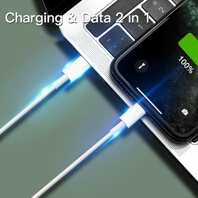 Fast Charge USB C to Lightning Cable 1m, 10Gbps USB-C to Lightning cable Durable Data Sync Cord