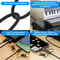 3-in-1 Multi Device USB Printer Cable, USB C Micro USB Lightning to USB B MIDI Cable 1m