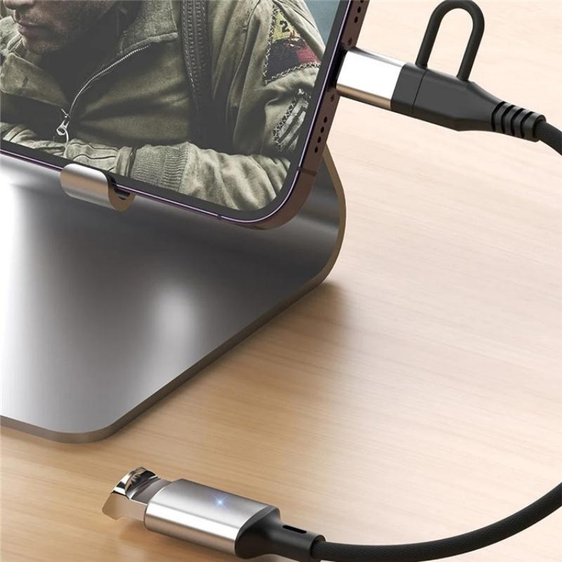2-in-1 USB OTG Adapter Cable USB-C and Lightning Fast Data Transfer Converter