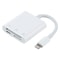 3 in 1 Lightning SD Card Reader Adapter for iPhone Fast Transfer Camera Memory Card Reader