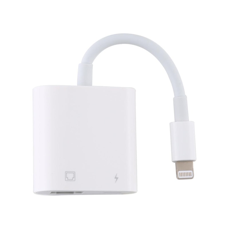 NK-1035 8 Pin to RJ45 Ethernet LAN Adapter Wired Internet Connection for Stable Network Access