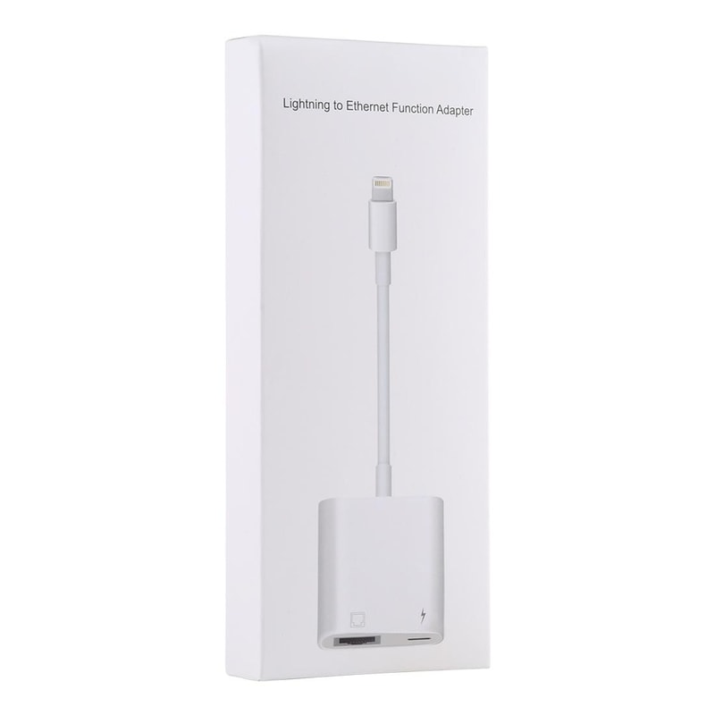 NK-1035 8 Pin to RJ45 Ethernet LAN Adapter Wired Internet Connection for Stable Network Access