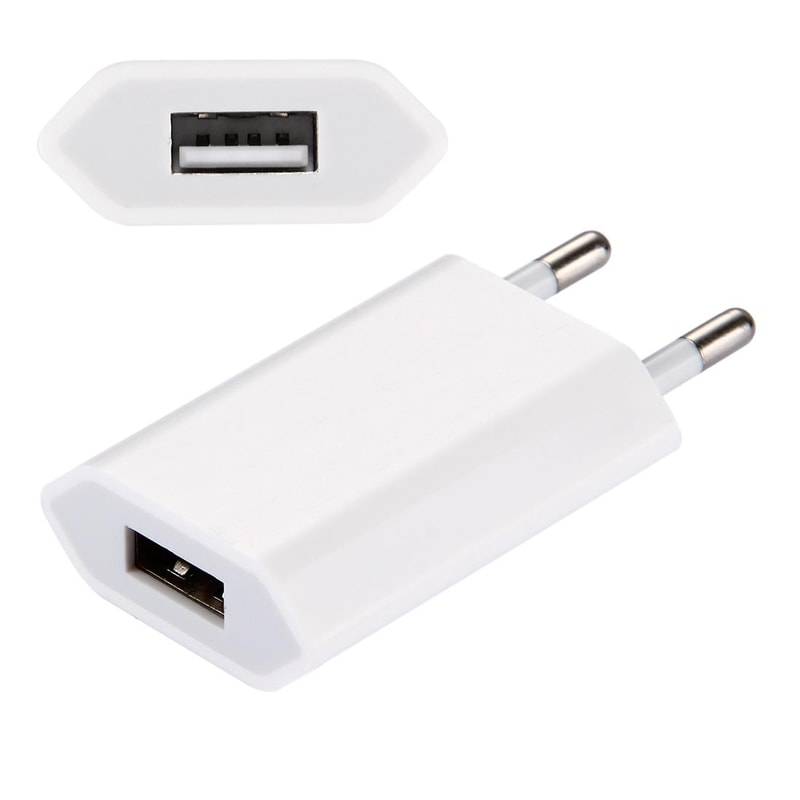 5V 1A USB Wall Charger Travel Adapter Single Port Compact Power Charger 0